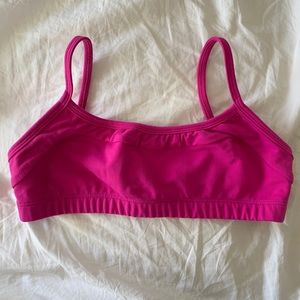 American Apparel Neon Pink Bralette Sports Bra